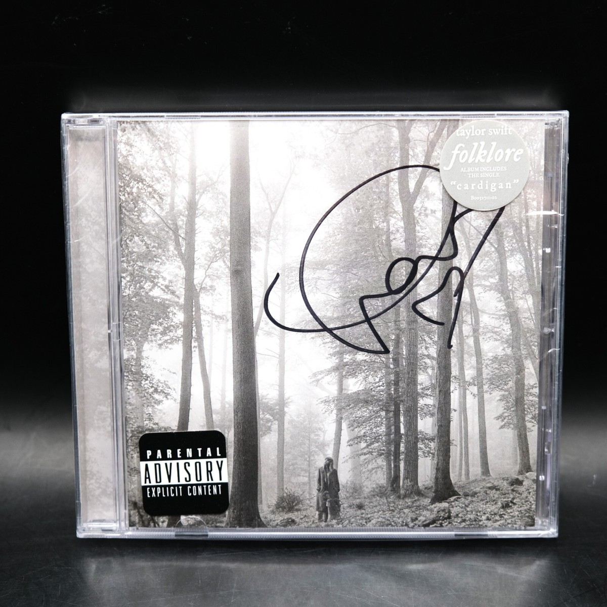 DOUBLE HEART Taylor Swift Signed Folklore Drunklor CD Album