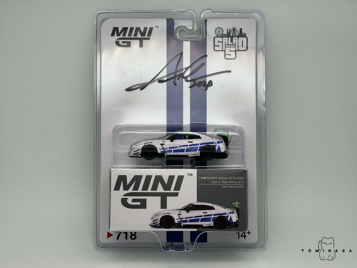Mini GT 718 LB WORKS Nissan GT-R R35 Type 2 Rear Wing Ver 3 Salao