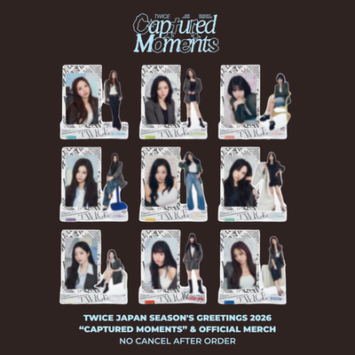 TWICE JAPAN SEASON'S GREETINGS 2026 “CAPTURED MOMENTS” PHOTO STAND