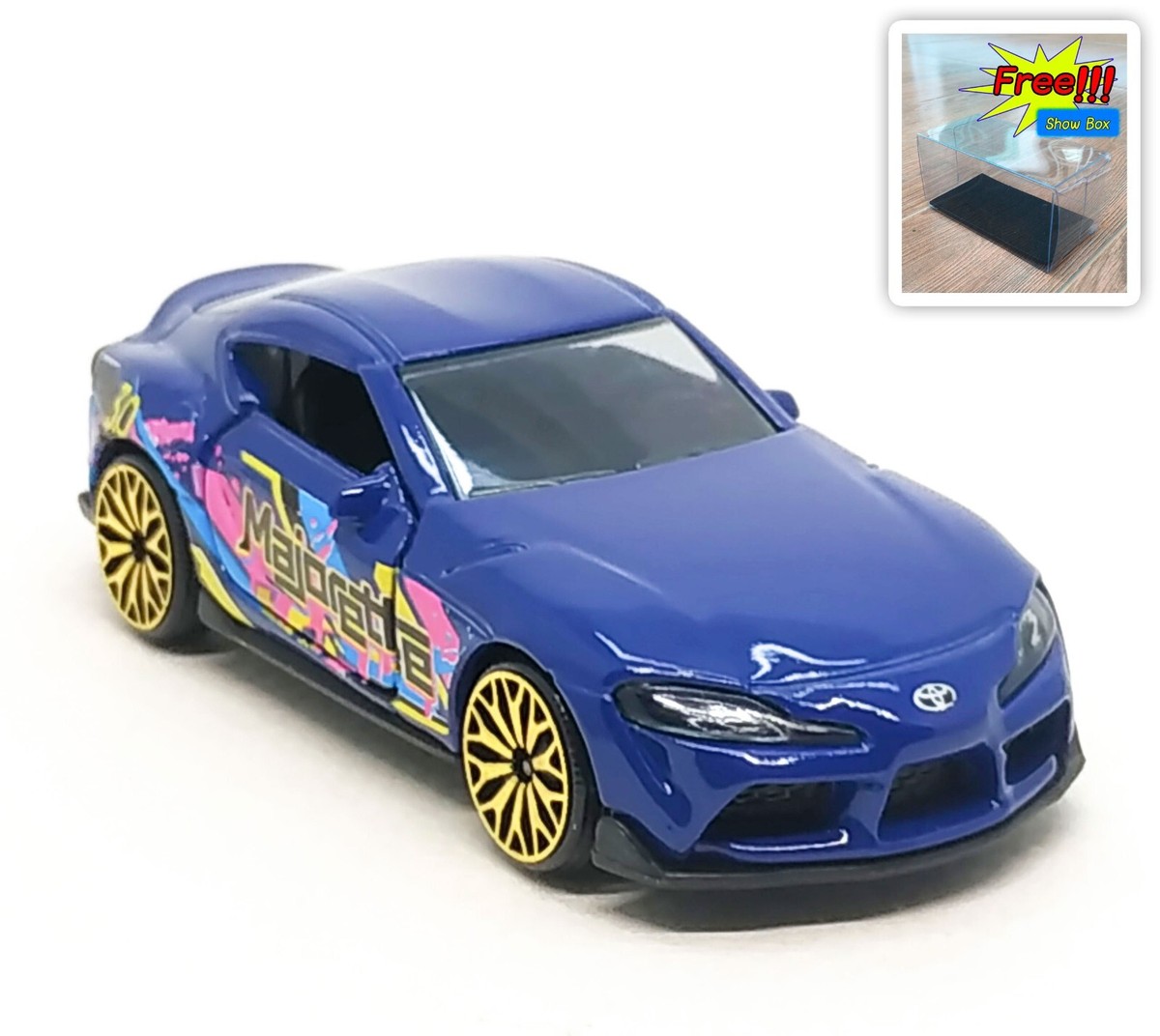 Majorette Toyota GR Supra Series 11 Graffiti Dark Blue 1:56 (3