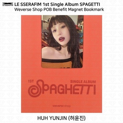 LE SSERAFIM 1st Single Album SPAGHETTI Weverse Shop POB Photocard