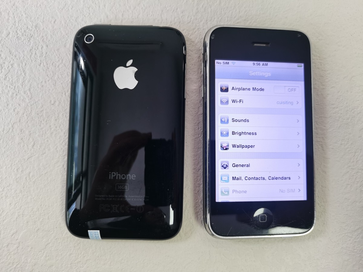 動作品/美品】iPhone3G 16GB ブラック ソフトバンク Apple iPhone 3GS