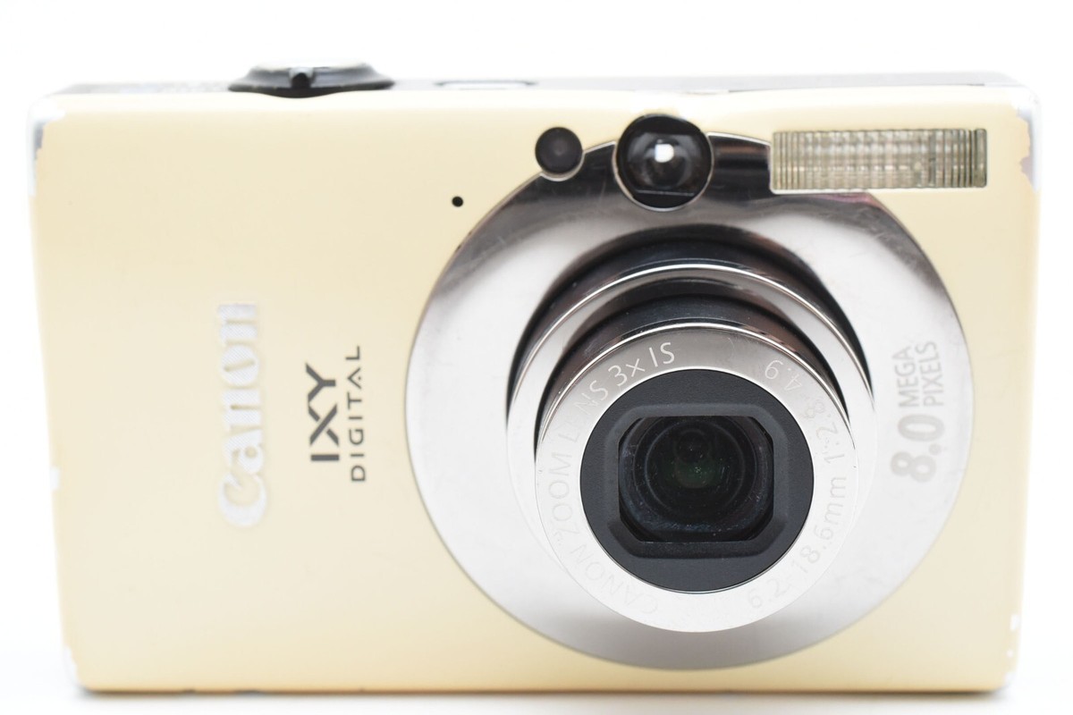 Exc+++] Canon IXY Digital 20 IS White 3x Compact Digital Camera