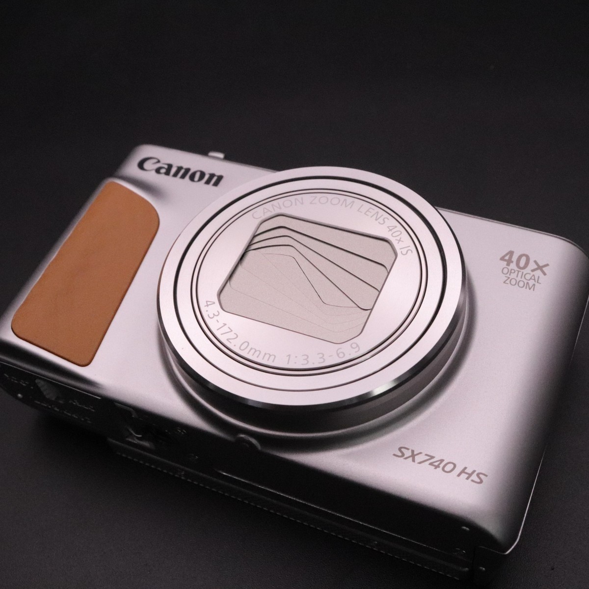 Canon PowerShot SX740 HS Silver Compact Camera 40x Zoom 4K Wi-Fi