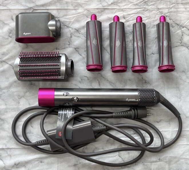 Dyson Airwrap Volume+Shape HS01 Hair Styler Pink Curling Nickel