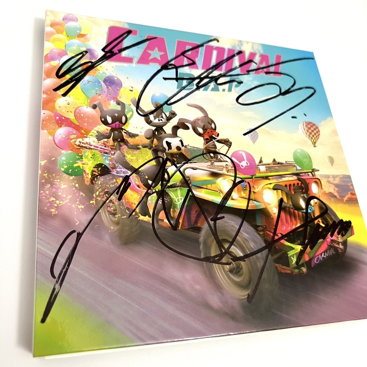 BAP SIGNED CARNIVAL ALBUM AUTOGRAPHED CD YONGGUK ZELO JONGUP