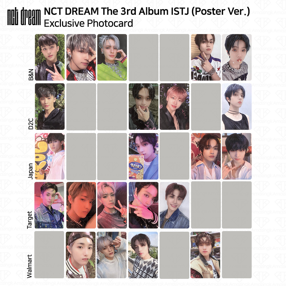 NCT DREAM The 3rd Album ISTJ B&N D2C Japan Target Walmart