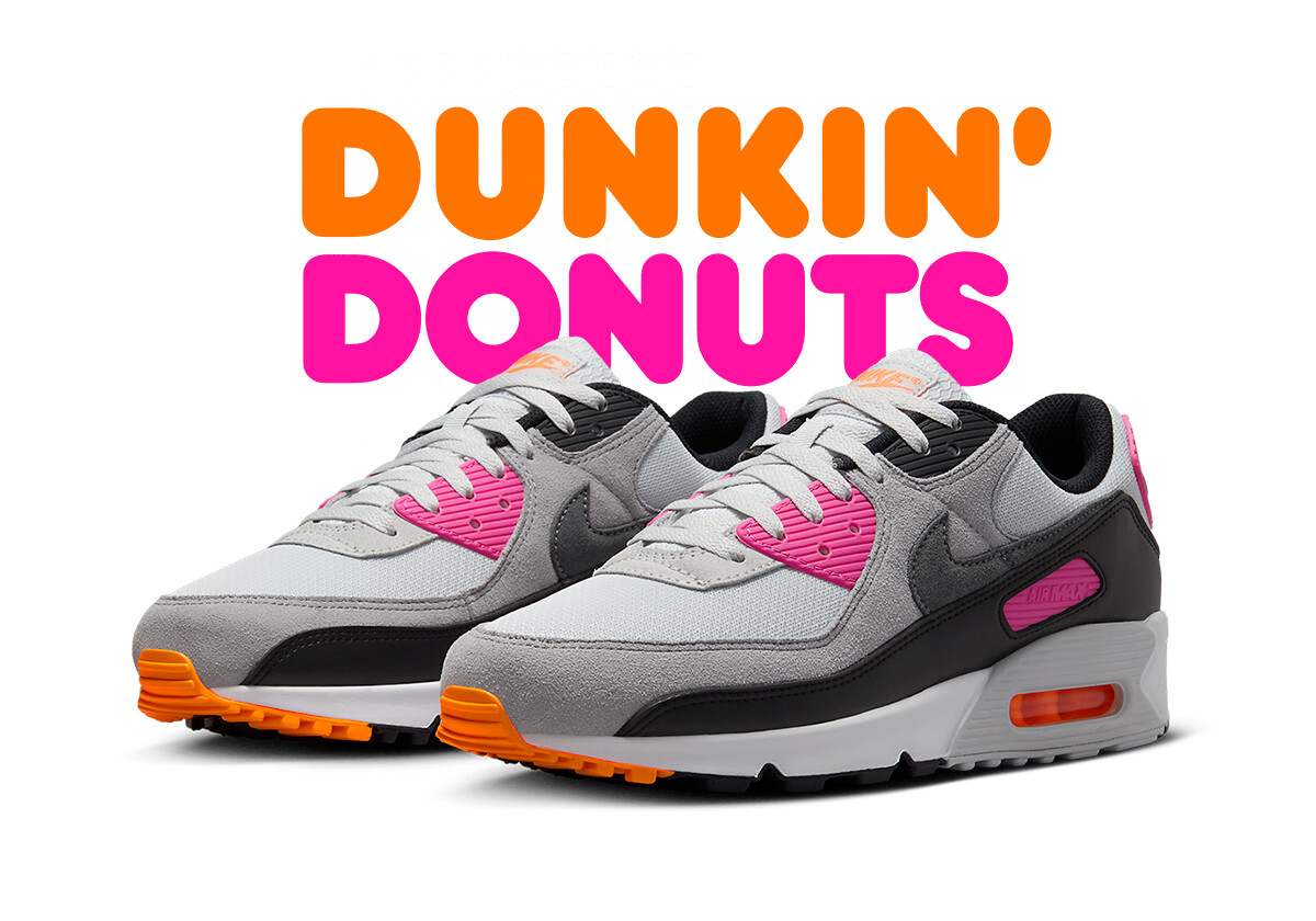 Nike Air Max 90 Dunkin Donuts Pure Platinum Cool Grey FN6958-003