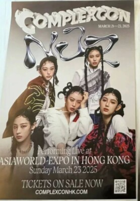 NJZ NEWJEANS COMPLEXCON HONGKONG 2025 POSTER | eBay