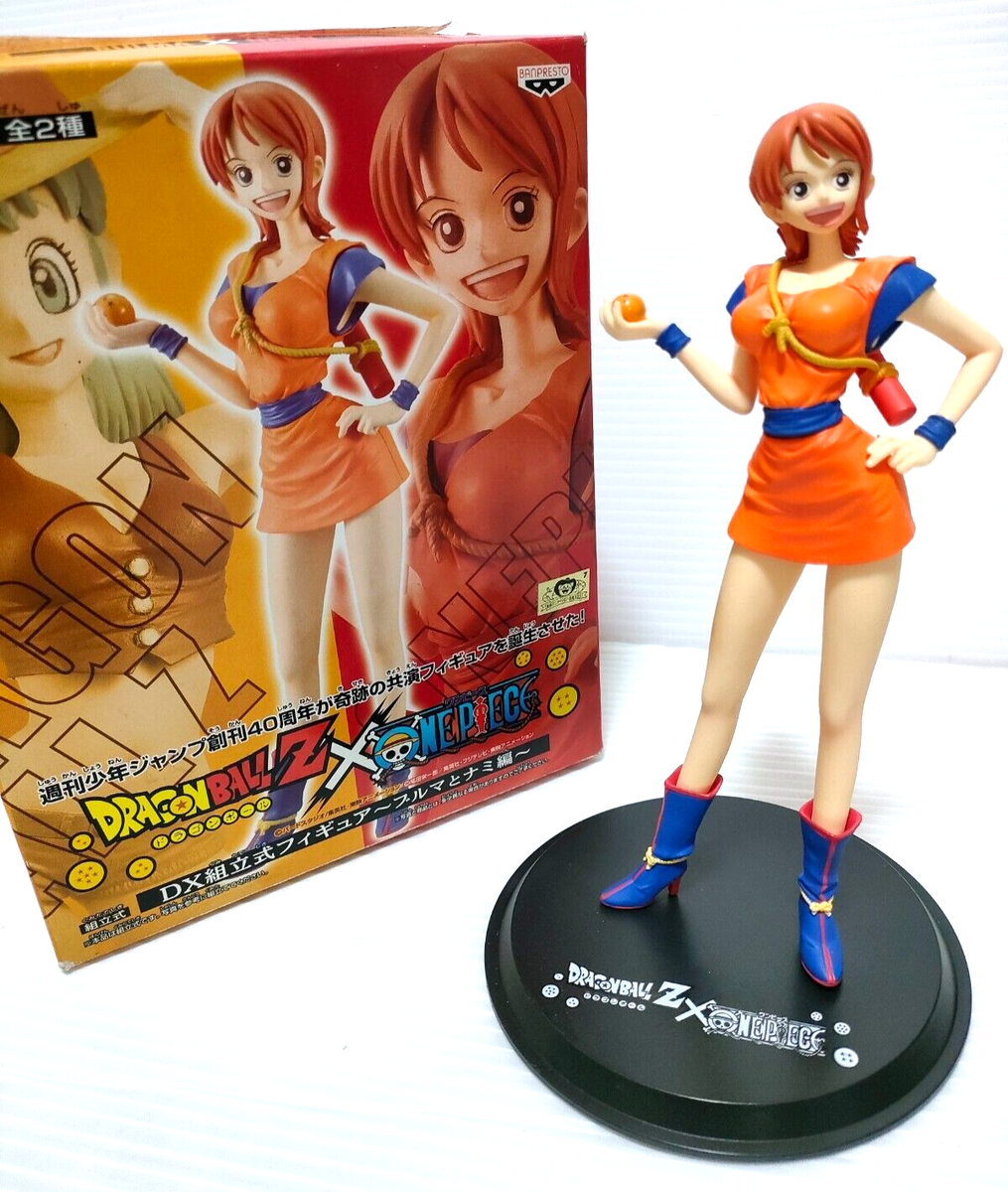 PSA8 ドラゴンボール ワンピース ジャンプ40th カード ブルマ ナミ