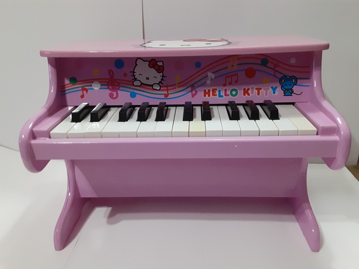 Sanrio HELLO KITTY Toy Wooden Piano | eBay