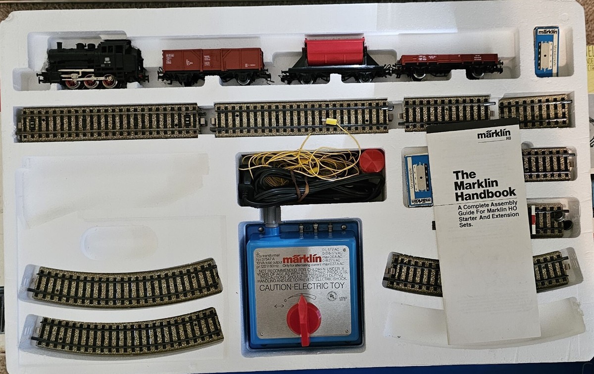 MARKLIN HO SCALE SET-S (2927A) COMPLETE W/ TRANSFORMER & TRACK | eBay
