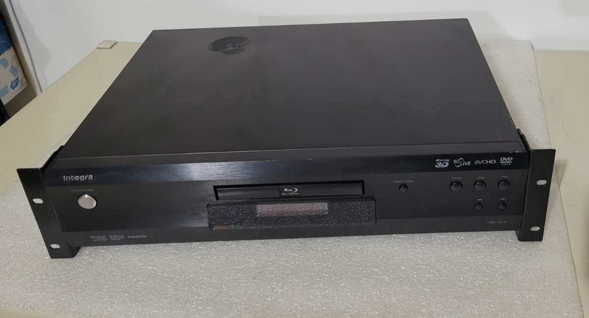Integra DBS-30.3 Blu-Ray 3D Disc / DVD Player Tested NO REMOTE