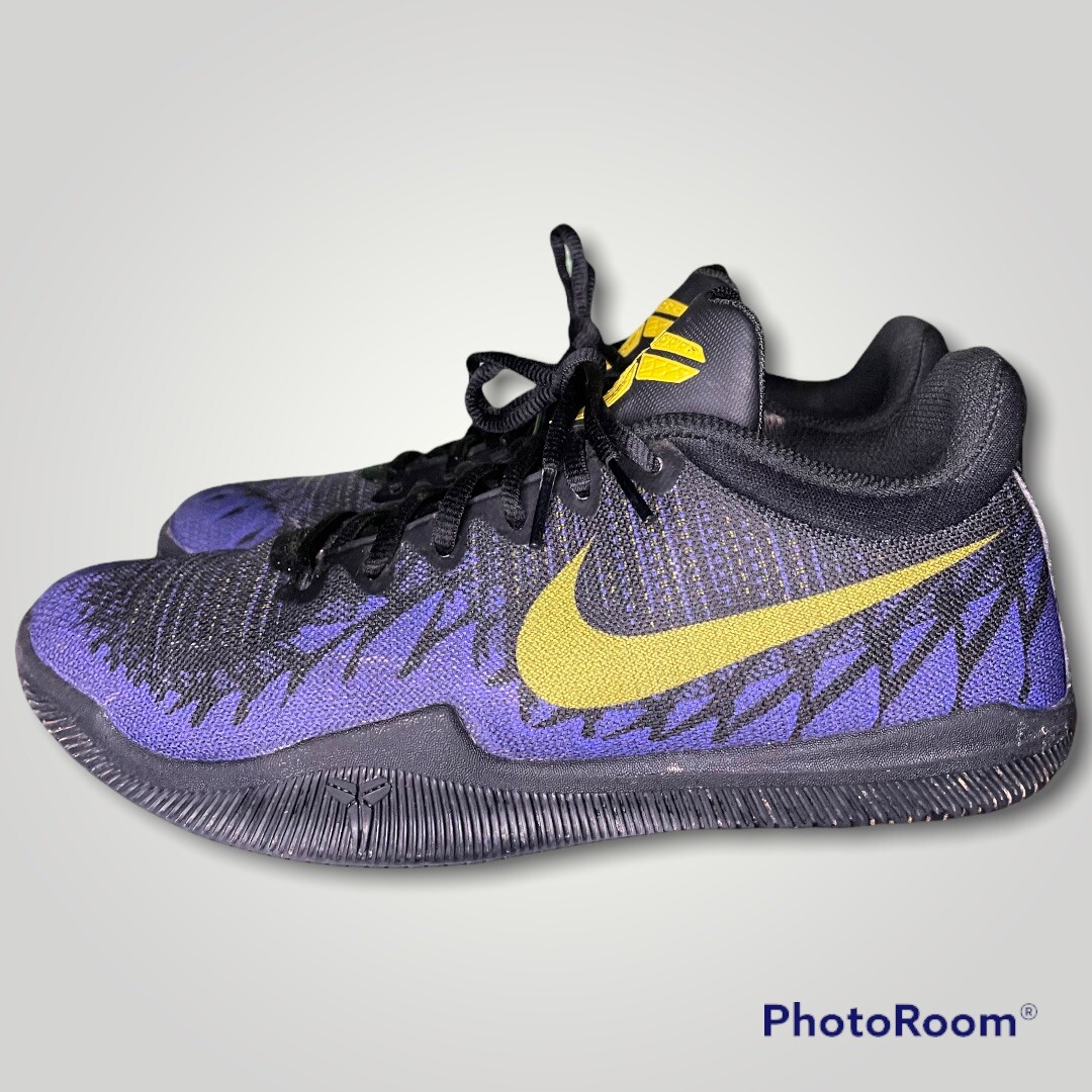 Nike Kobe Bryant Mamba Rage GS Black Purple Basketball Sneakers