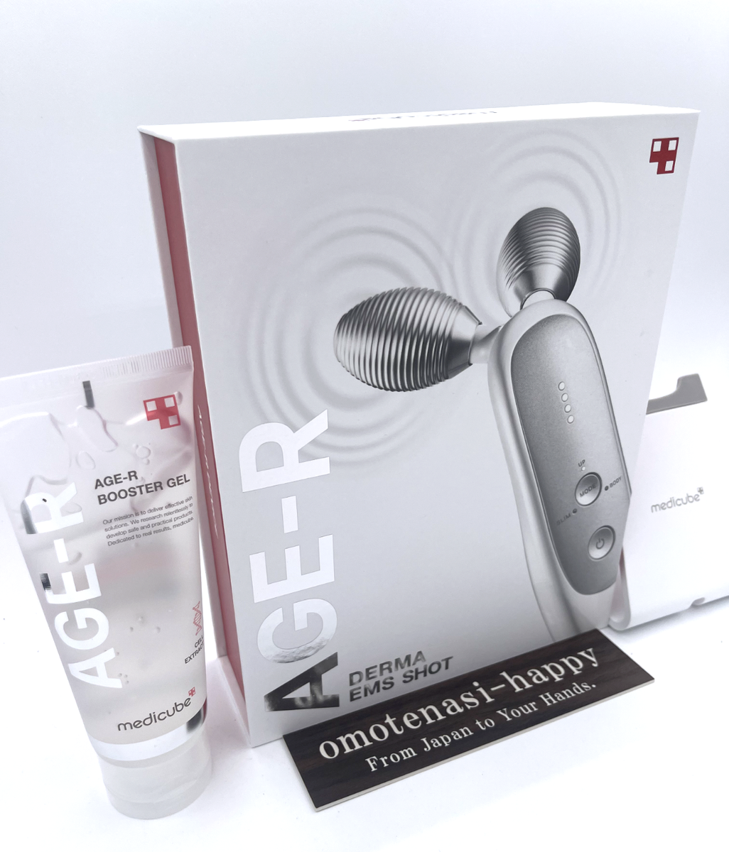 Medicube Age-R EMS Derma Shot Dedicated Gel & Stand set Device