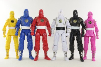 Power Rangers Lightning Collection Mighty Morphin Ninja Rangers