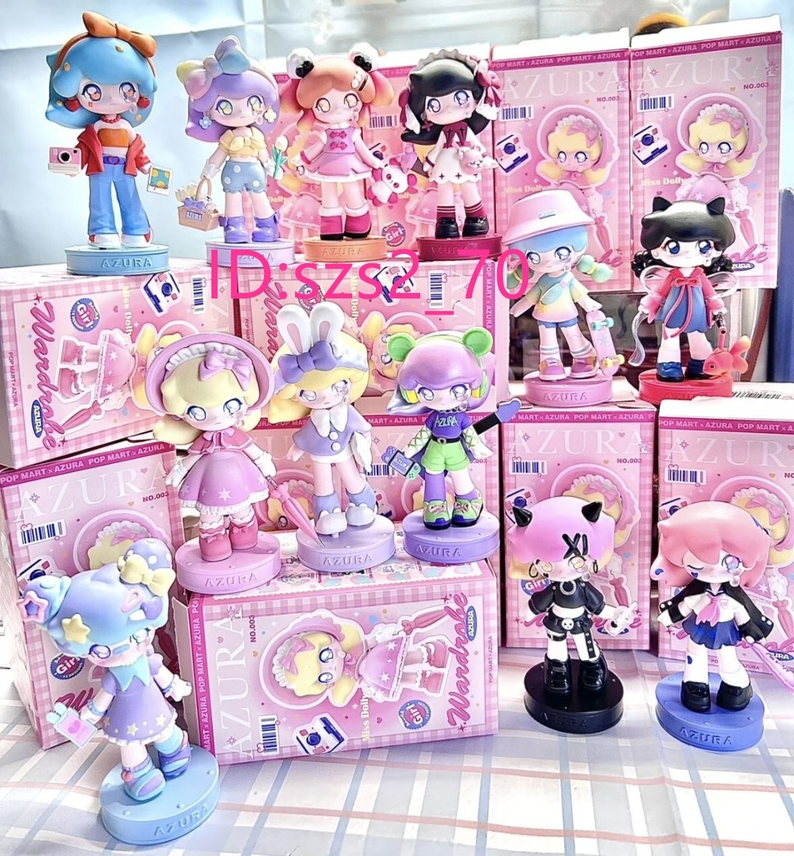 12pcs + Secret - Authentic POP MART Azura Wardrobe Mini Figure