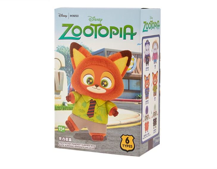 MINISO ZOOTOPIA SERIES BLIND BOX VINYL PLUSH FIGURE TOY IN STOCK