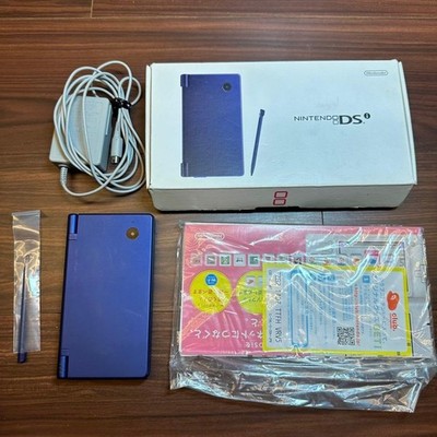 Nintendo DSi Launch Edition Metallic Blue Handheld System for sale
