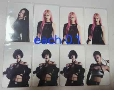 Multiple) aespa Whiplash popup store Poca trading card Karina