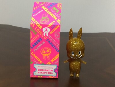 HOW2WORK x Kasing Lung The Little Monsters 2 Glitter Gold Labubu