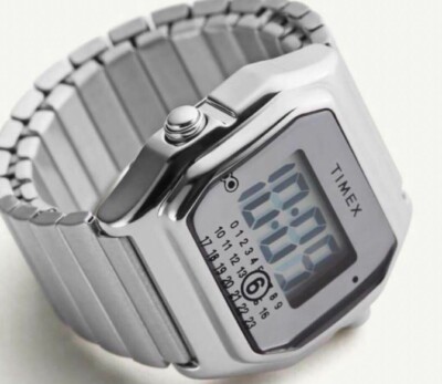 MM6 Maison Margiela TIMEX Digital Watch T80 ring watch S/M M/L 2