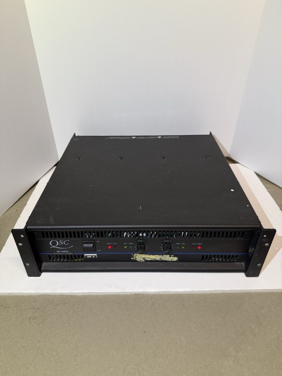 QSC MX2000A Dual Monaural Amplifier 120V 12A | eBay