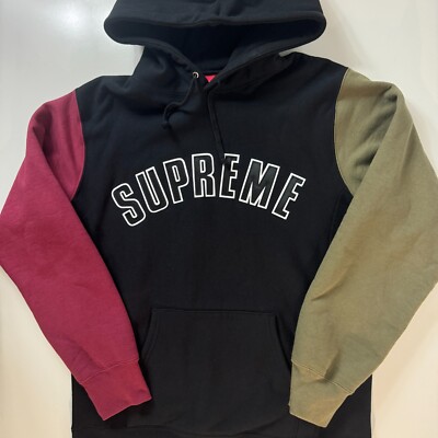 Supreme Arc Logo College Hoodie Multicolored Men's Size XL Sweater