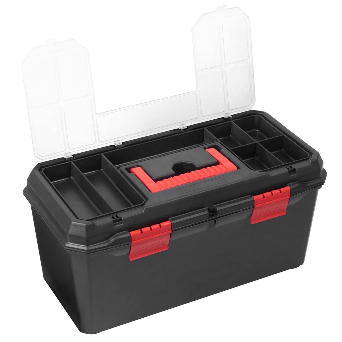 3x Blackspur Organiser Toolbox Black 19Inch (11.78/Unit +Free Ship