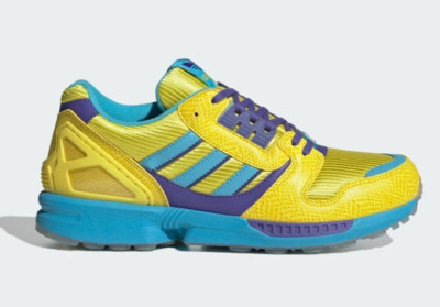 atmos × adidas Originals ZX8000 G-SNK10 URA JQ2580 Yellow Blue | eBay