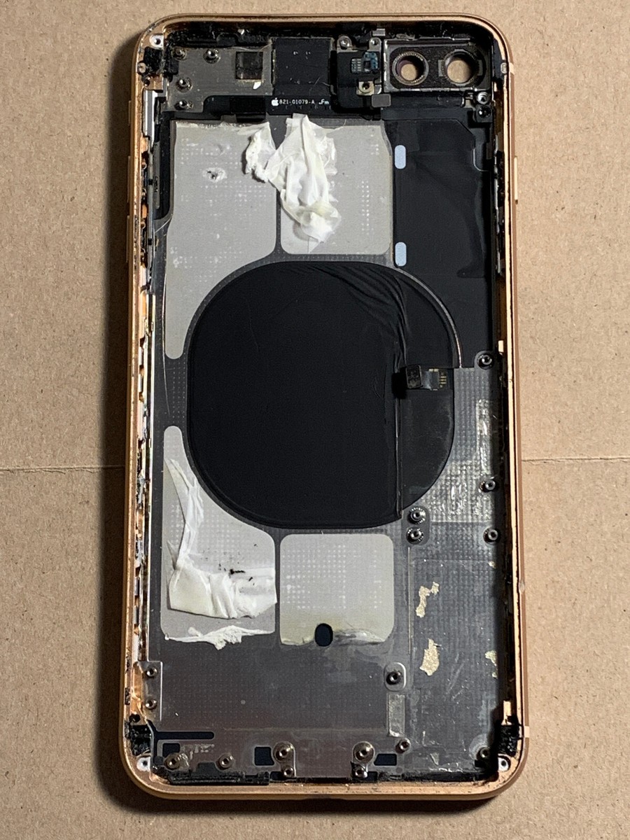 Apple iPhone 8 plus gold original oem housing frame parts Read | eBay