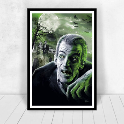 Hinzman Zombie Art Print – Night of the Living Dead Tribute by