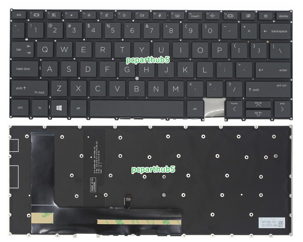 New HP EliteBook x360 1030 G7 1030 G8 Series Laptop Keyboard US