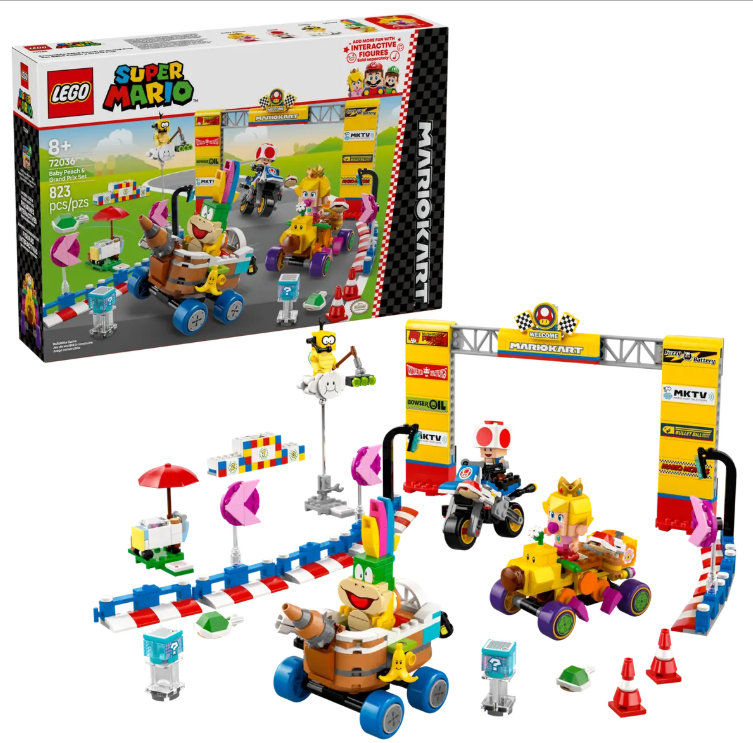 LEGO 72036 Mario Kart Baby Peach and Grand Prix Set JAPAN JAN 1