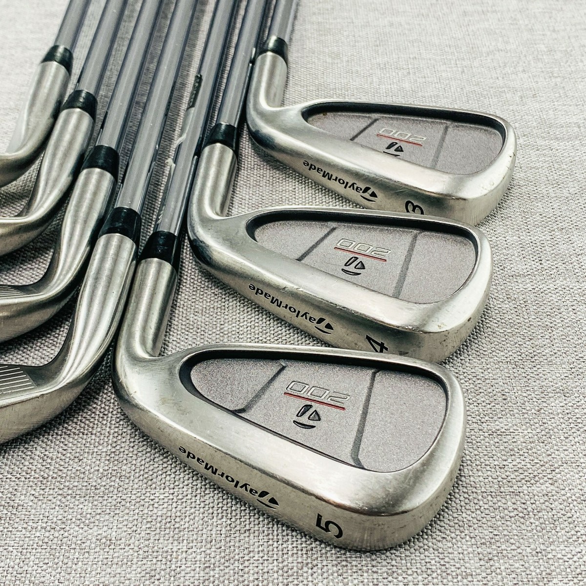 TaylorMade 200-Series Single Iron. Sold separately. Stiff - Good