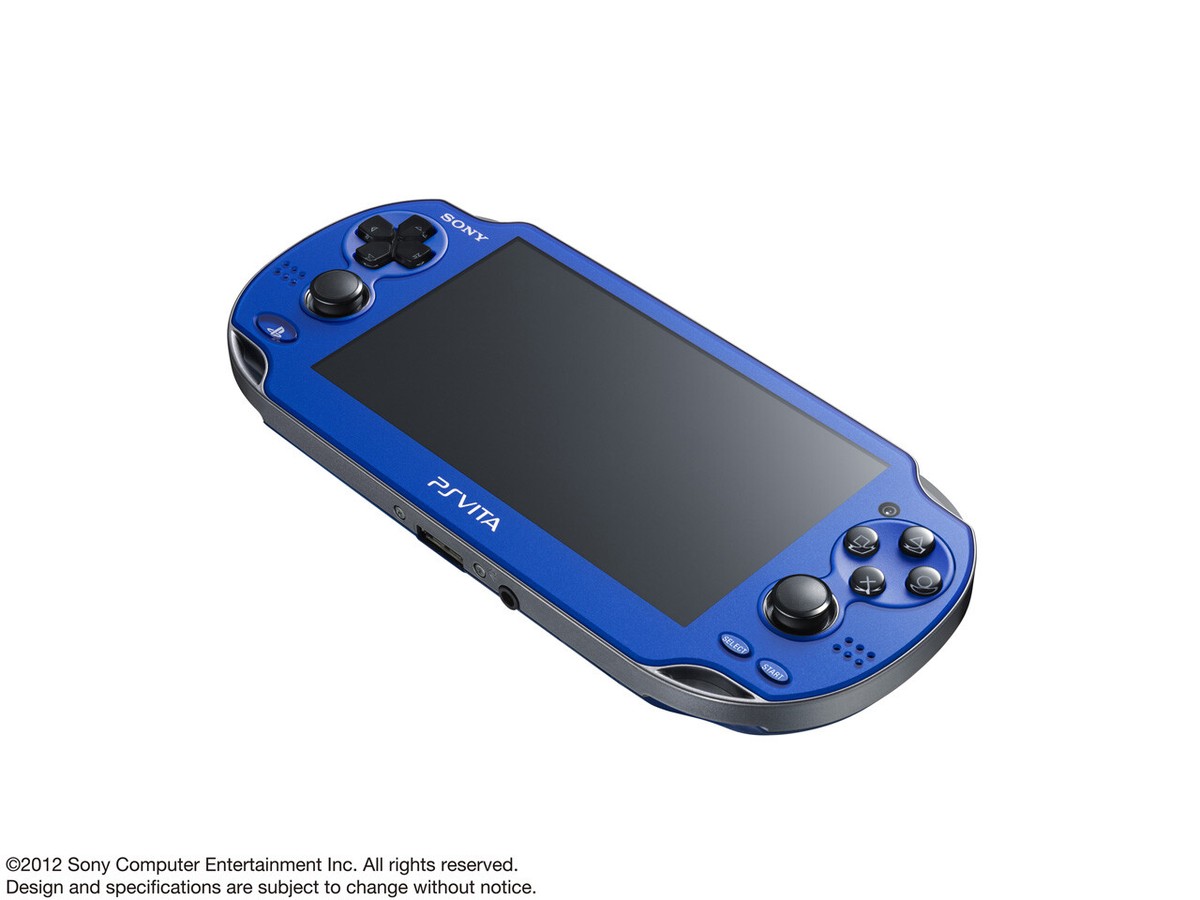 USED PS Playstation vita Wi-Fi model SAPPHIRE BLUE PCH-1000 ZA04