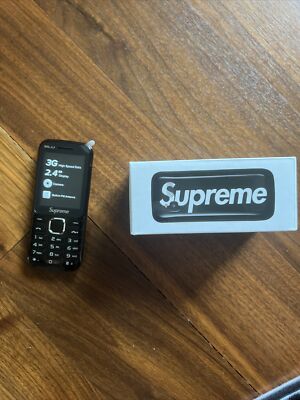 Supreme/BLU FW19 Burner Phone - Black (Unlocked) (Dual SIM) for