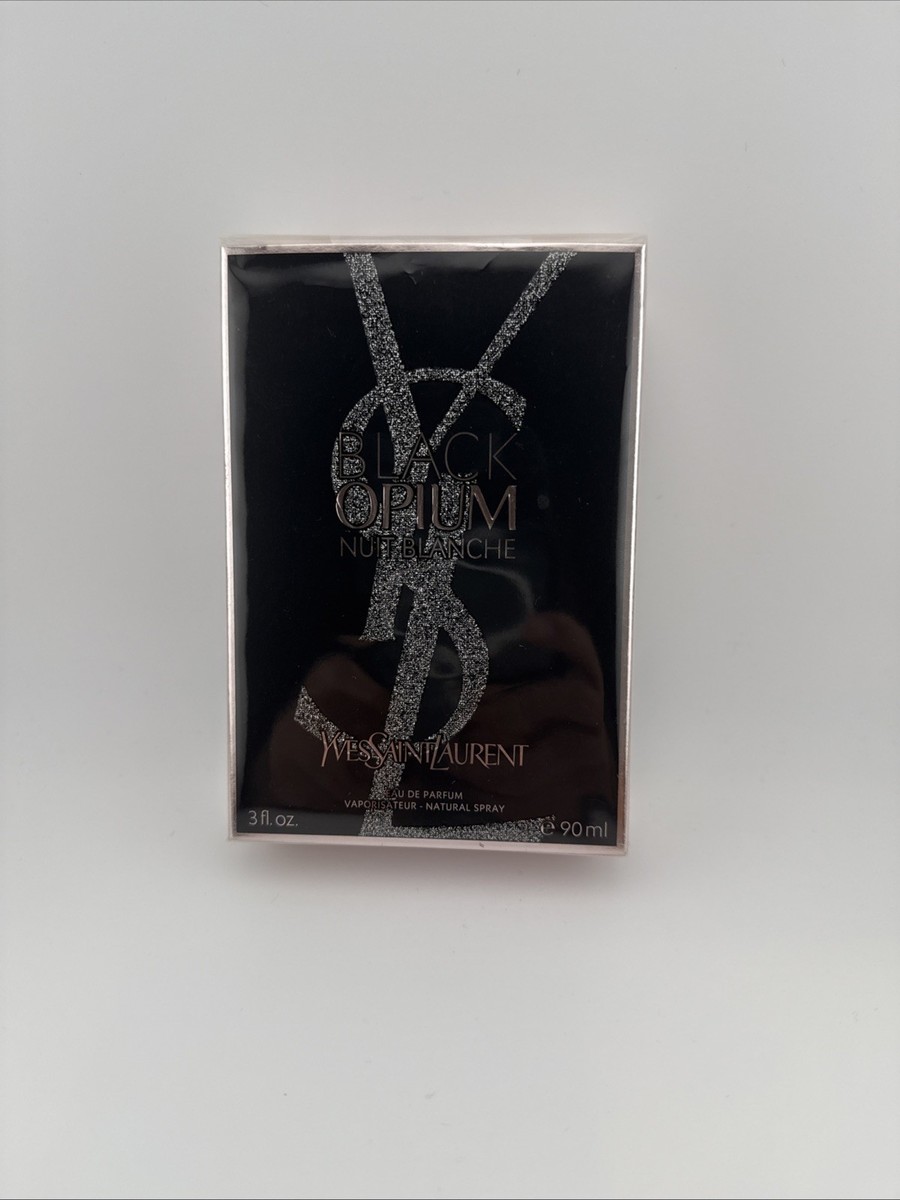 Black Opium Nuit Blanche Yves Saint Laurent EDP 3 oz NIB