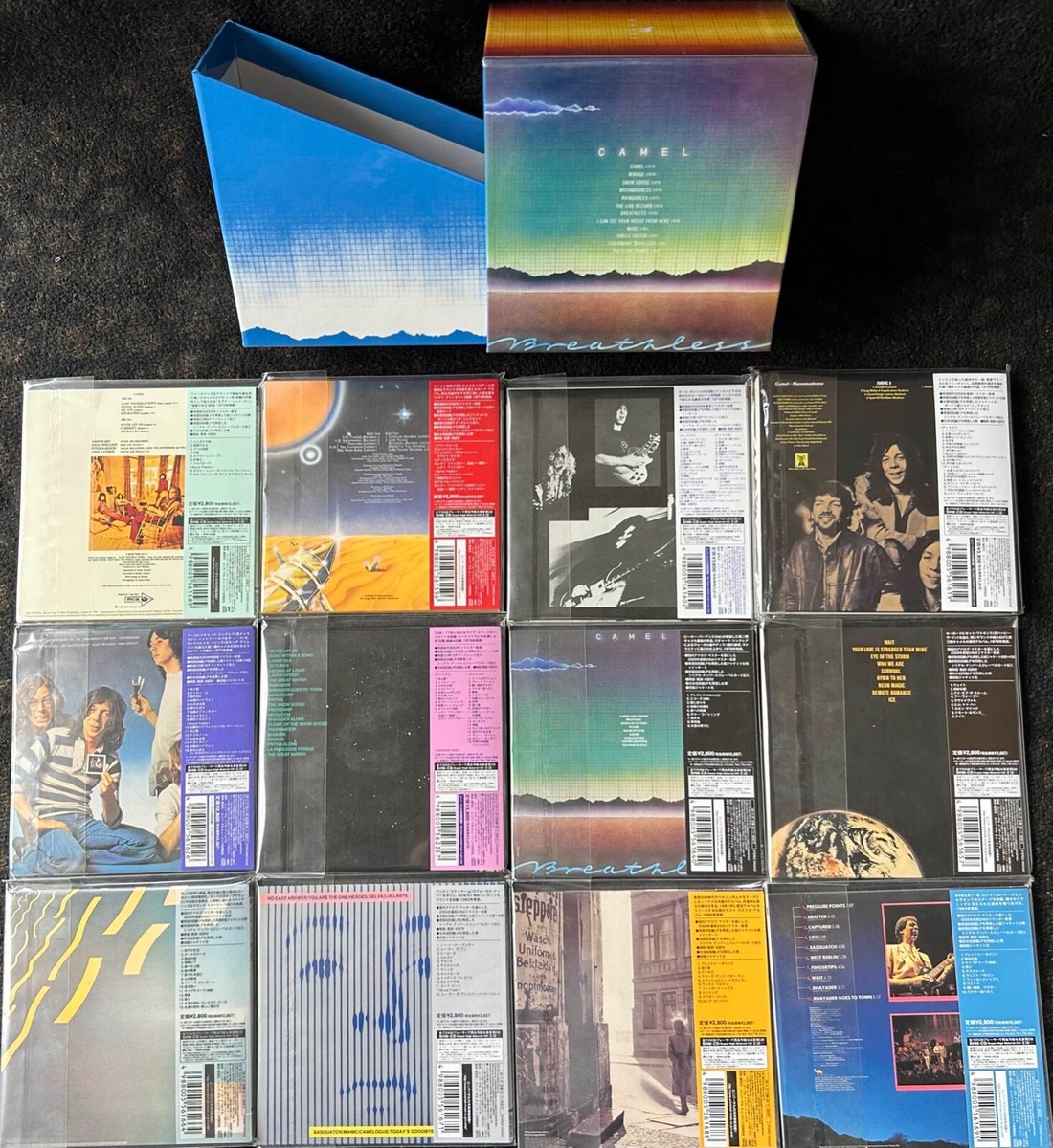 CAMEL SHM-CD complete set in mini-LP sleeves with storage box