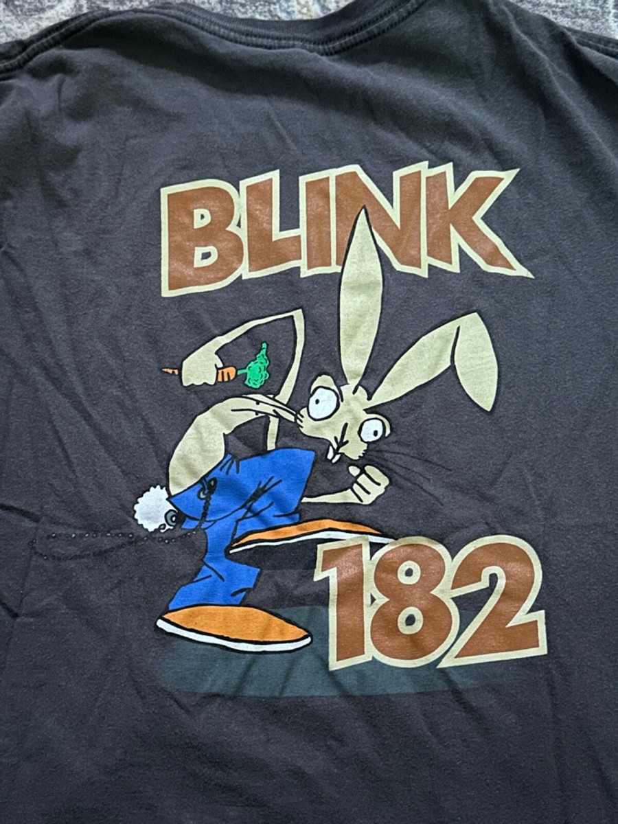 Vintage Blink 182 shirt 1997 Band Tee Dude Ranch Rabbit L See