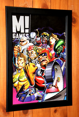 F-Zero X Nintendo 64 N64 Old Rare Promo Small Poster / Ad Page