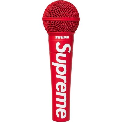 Supreme Shure SM58 Red Microphone White Fall Winter | eBay