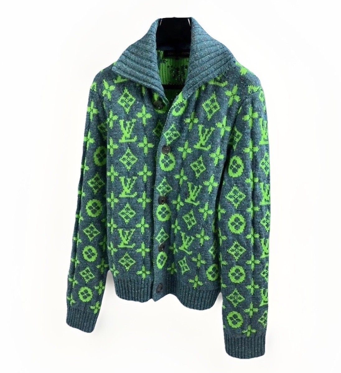 Louis Vuitton x Virgil Abloh - Monogram Knit Cardigan *RARE* Size