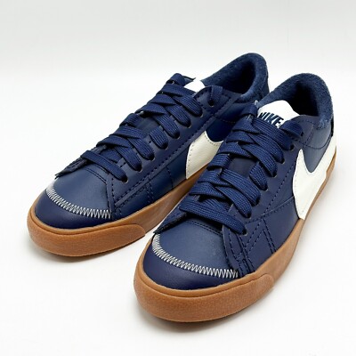 NEW* Men Nike Blazer Low 77 Jumbo WNTR Midnight Navy Gum (DR9865