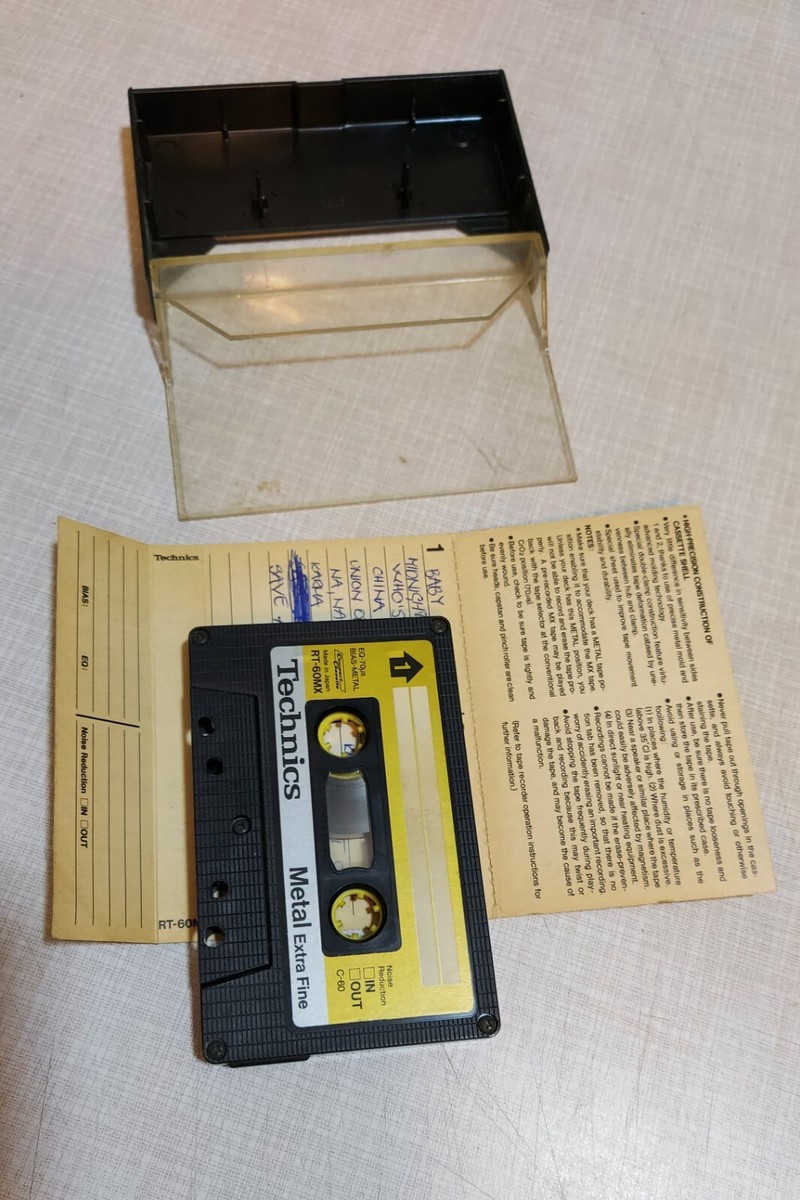 📌 VTG RARE Technics RT-60MX Metal Cassette Tape # Japan | eBay