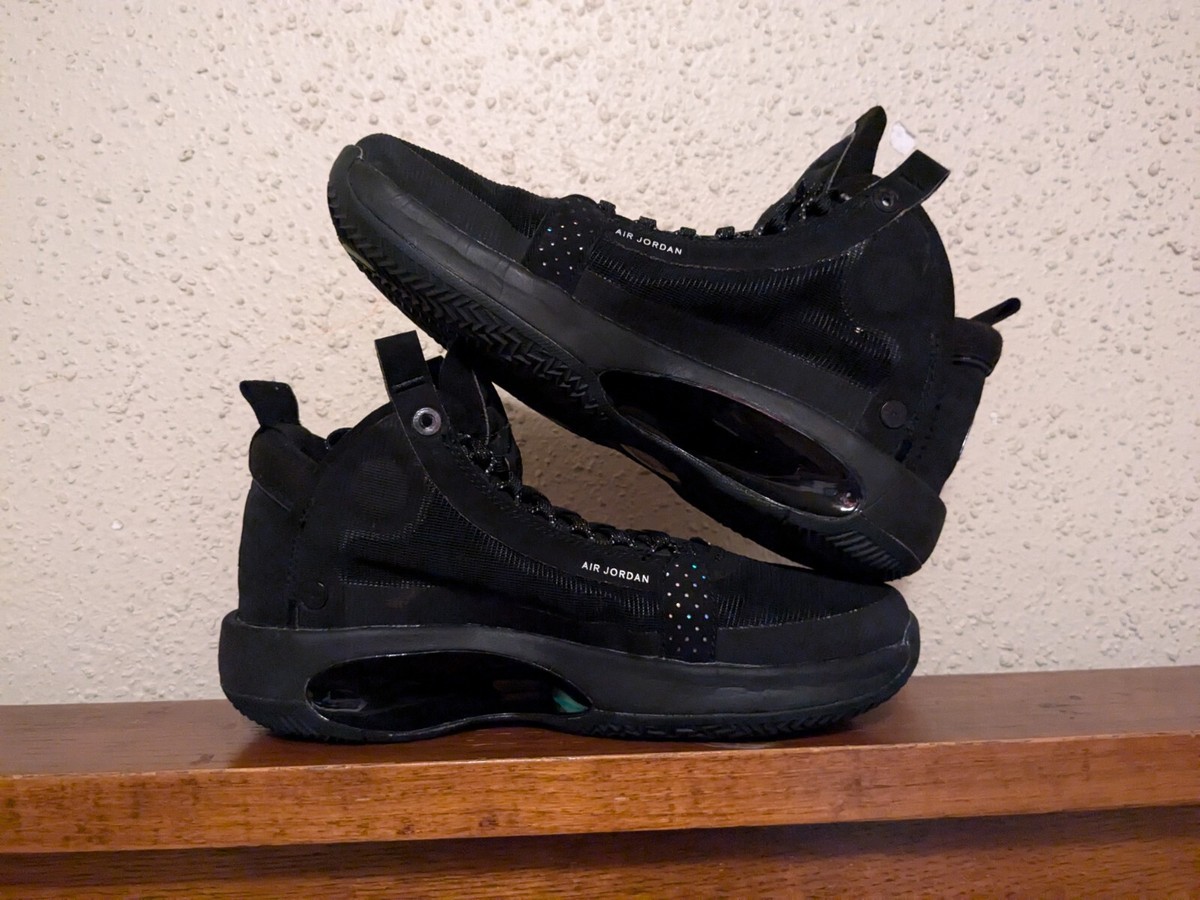 Nike Air Jordan XXXIV 34 Black Cat Triple Black 23 All 4 Retro
