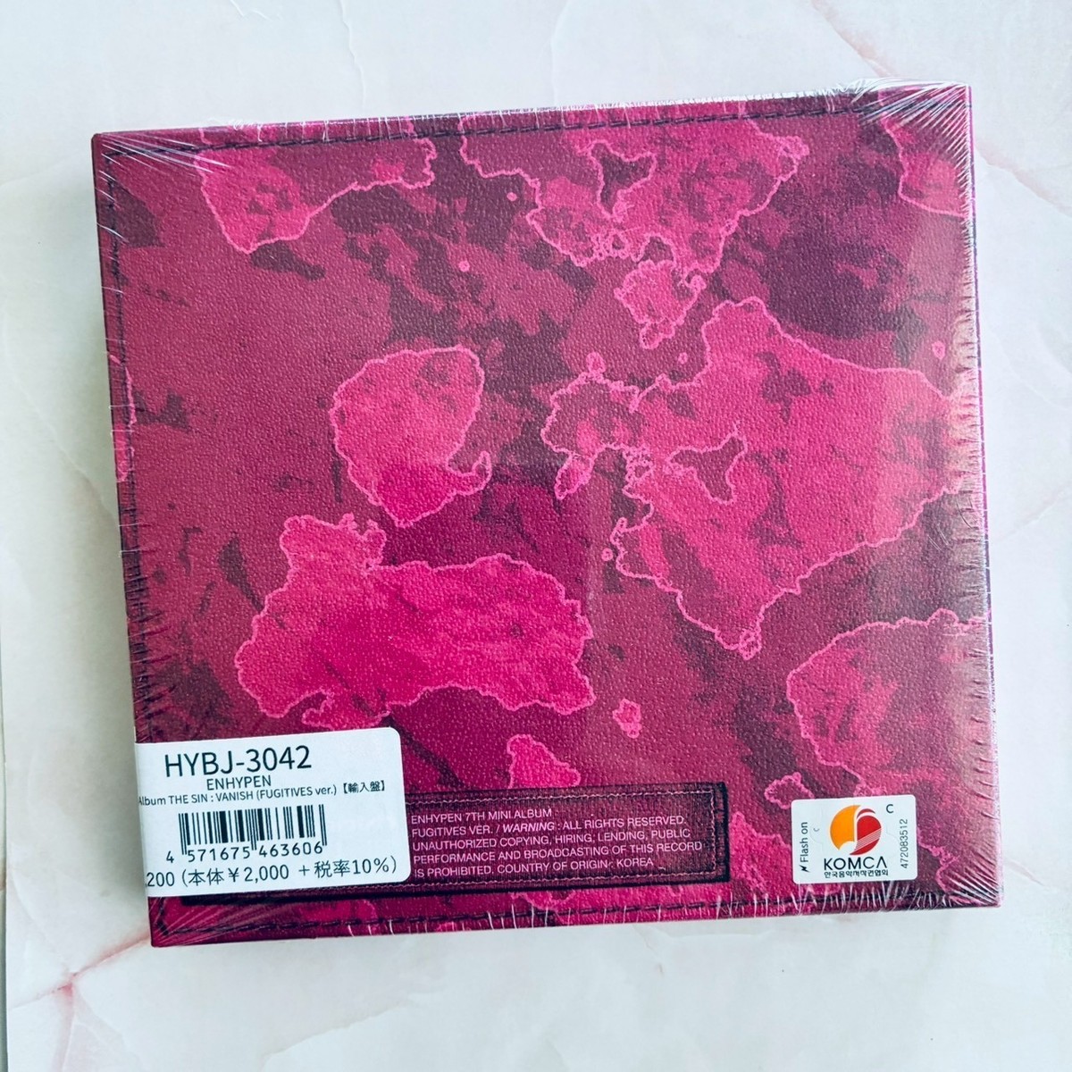 ENHYPEN THE SIN : VANISH 7th Mini Album FUGITIVES Solo Sealed CD