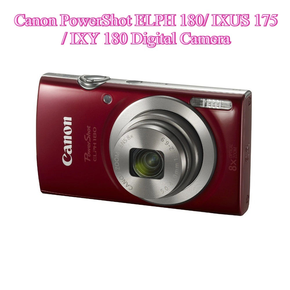 Canon PowerShot ELPH 180/ IXUS 175/ IXY 180 Digital Camera 20.0MP