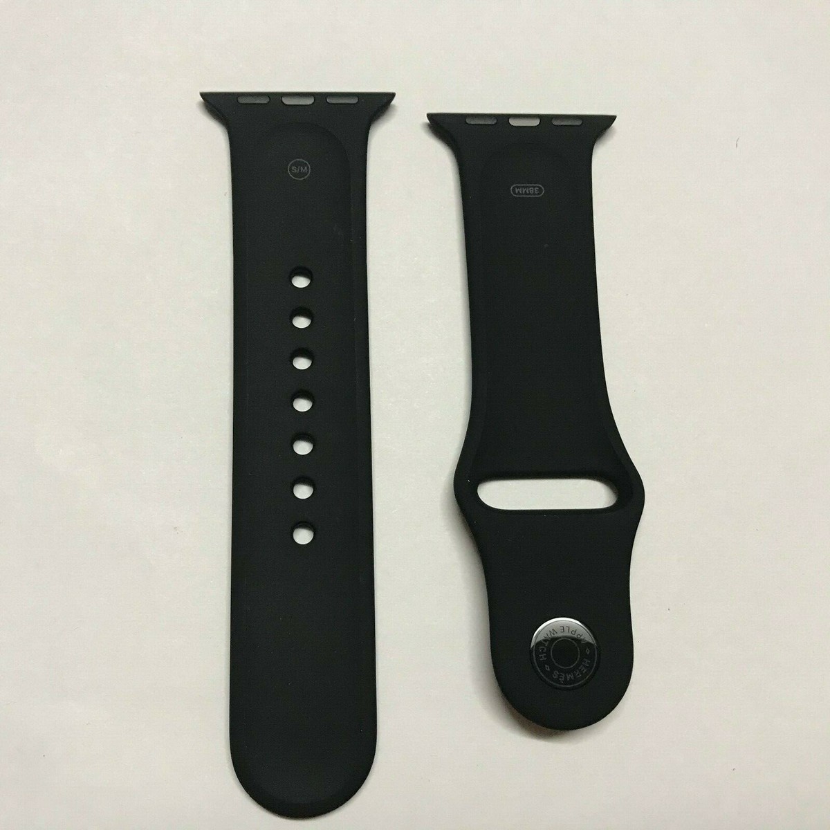Original Apple Watch Hermes Sport Band 40mm 41MM 42MM Black 1st