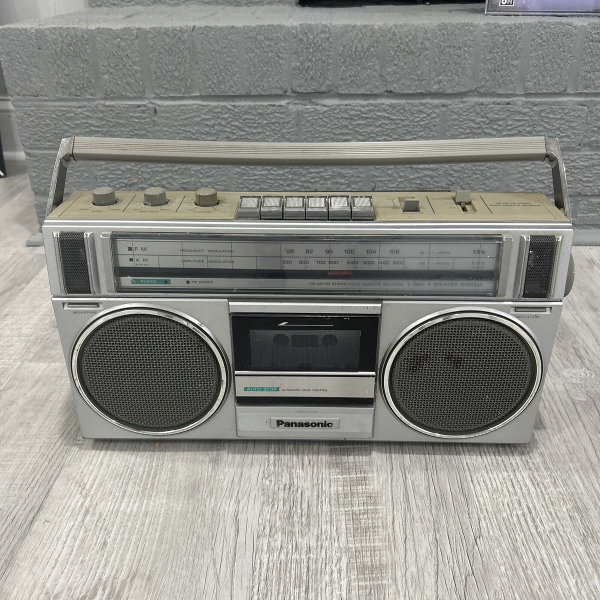 Vintage Panasonic RX-4955 AM FM Stereo Cassette Boombox Radio